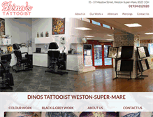 Tablet Screenshot of dinostattooistltd.co.uk